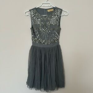 Maya petite grey dress